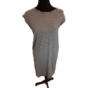 For the Republic Striped Dress Size Medium Cotton Stretch